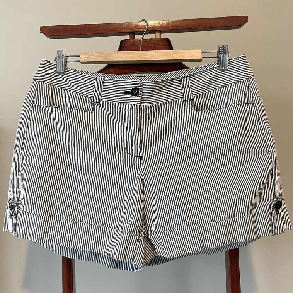 Cute pinstripe shorts!